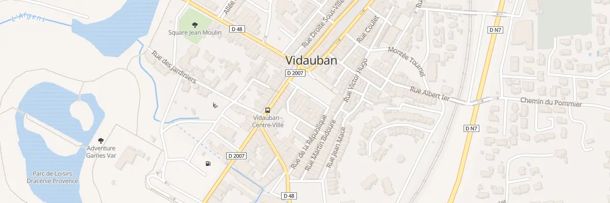 Plan du 13 Pl Georges Clemenceau à Vidauban