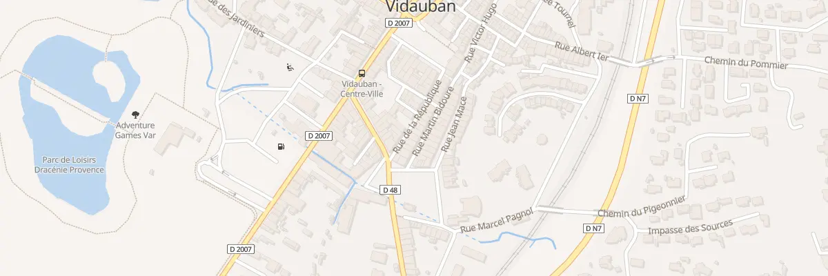 Plan du 25 Rue de la République à Vidauban