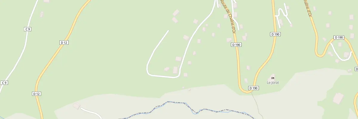 Plan du 246 Che du Nant à Bogève