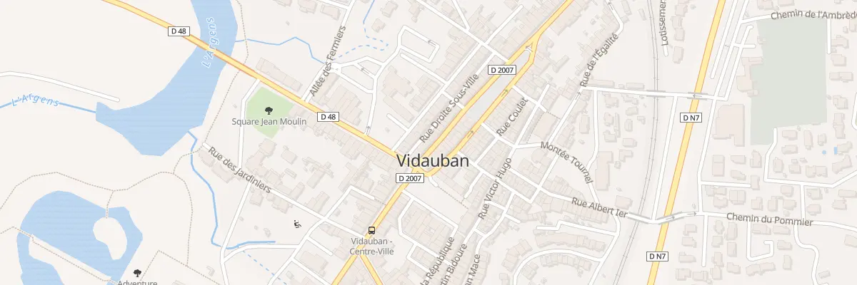 Plan du 99 Av du Maréchal Foch à Vidauban