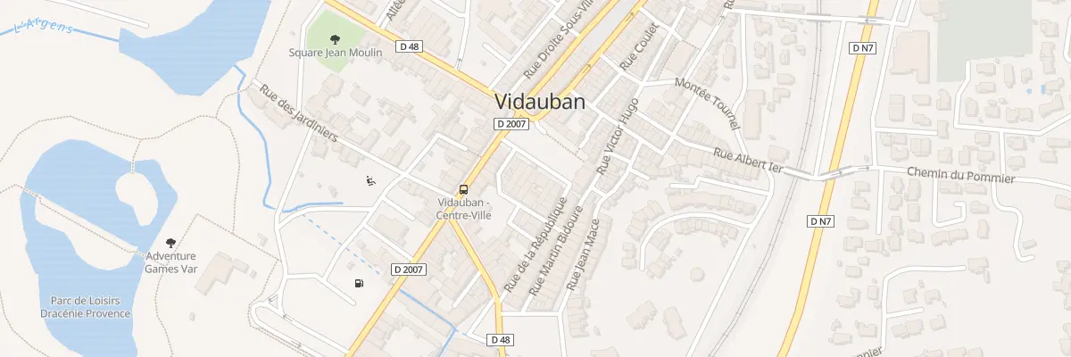 Plan du 9 Pl Georges Clemenceau à Vidauban