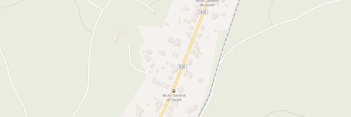 Plan du 80 Rue du Général de Gaulle à Chantraine