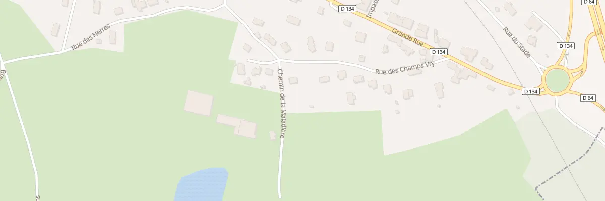 Plan du 15 Rue du Champ Vry à Quers