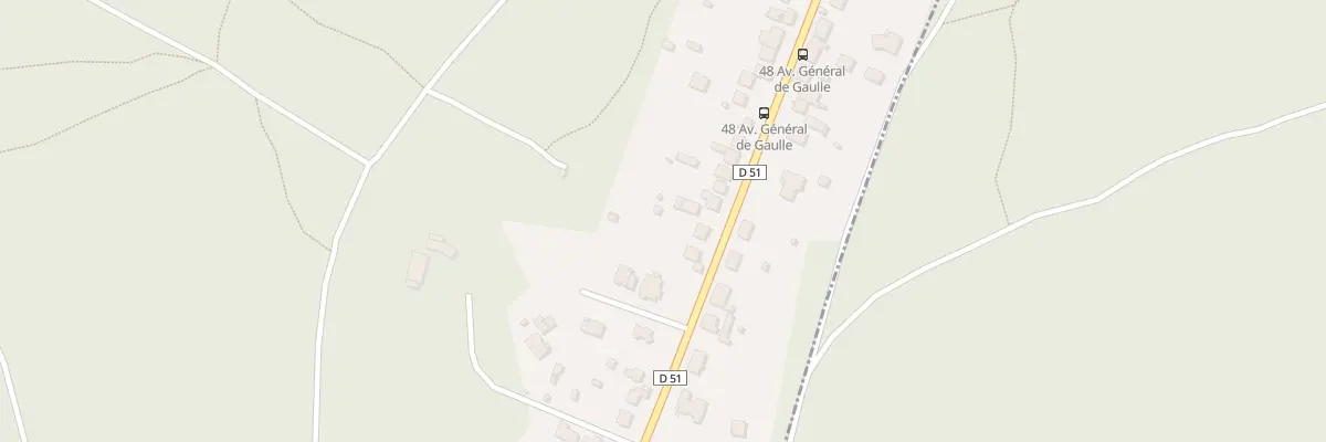 Plan du 68 Rue du Général de Gaulle à Chantraine
