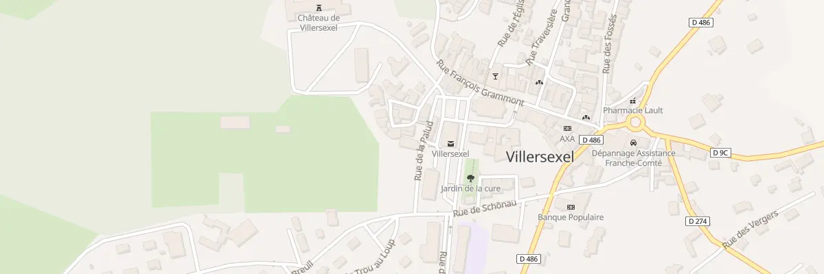 Plan du 30 Rue de la Palud à Villersexel