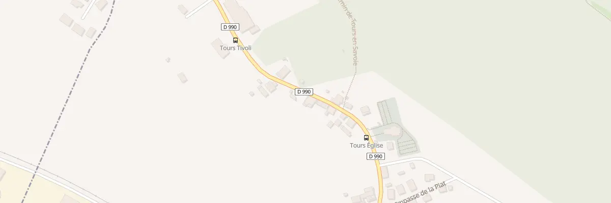 Plan du 422 Rte Porte de Tarentaise à Tours-en-Savoie