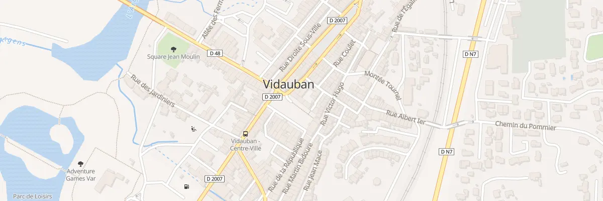 Plan du 8 Pl Georges Clemenceau à Vidauban