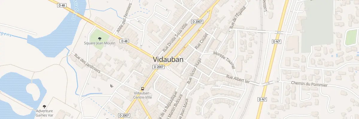 Plan du 2 Rue de la Victoire à Vidauban