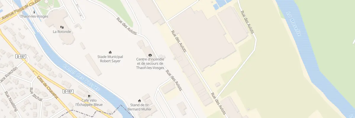 Plan du 9 Rue Pierre de Coubertin à Thaon-les-Vosges