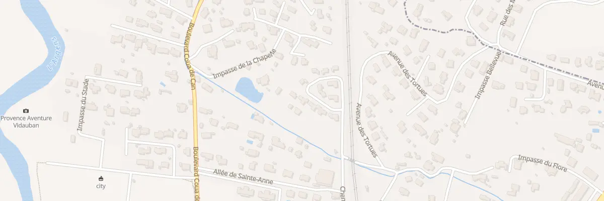 Plan du 4 Che de Ste Anne à Vidauban