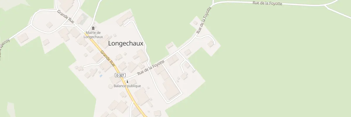 Plan du 5008 Le Village à Longechaux