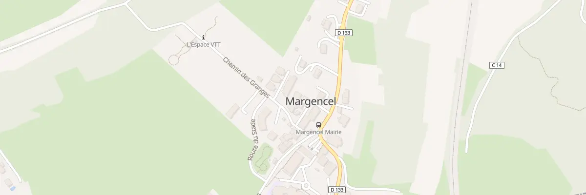 Plan du 6 Rte du Stade à Margencel