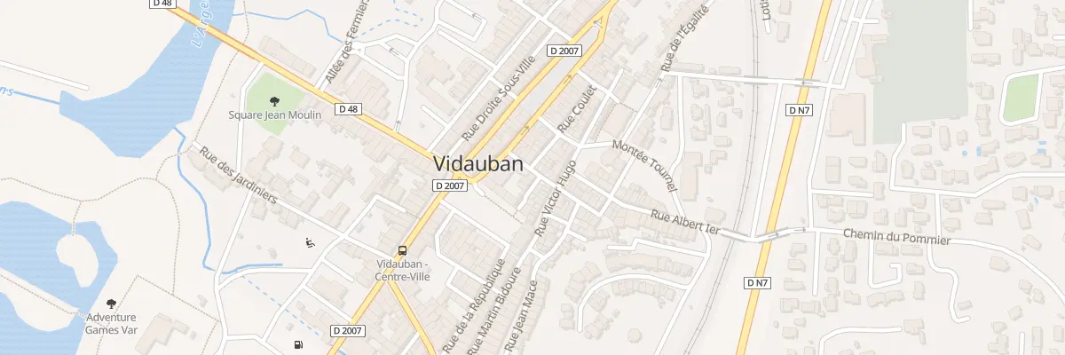 Plan du 8 Rue de la Victoire à Vidauban