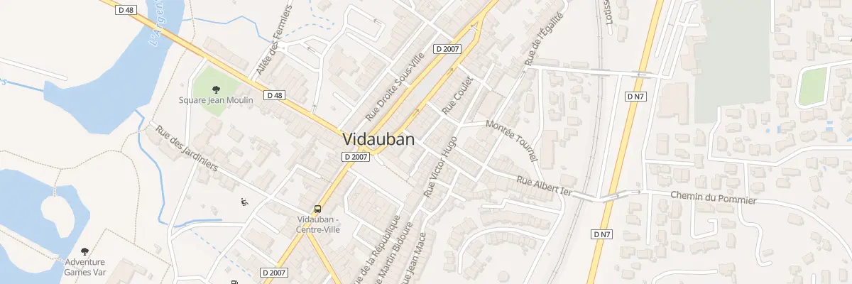 Plan du 7 Rue de la Victoire à Vidauban