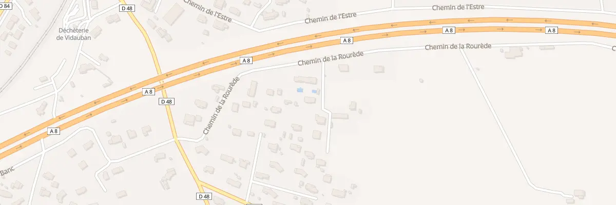 Plan du 274 Che de la Rourède à Vidauban