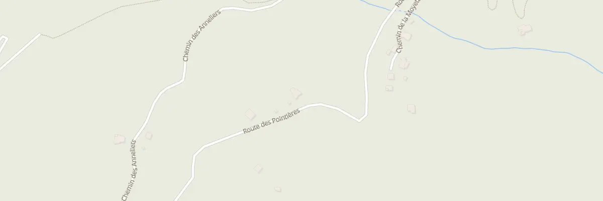 Plan du 3986 Rte des Pointières à Queige