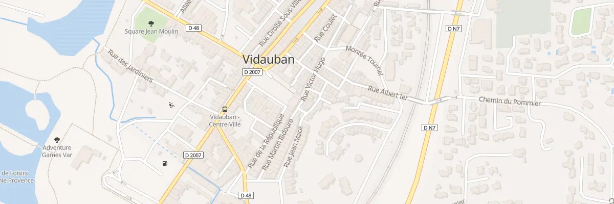 Plan du 6 Rue Victor Hugo à Vidauban