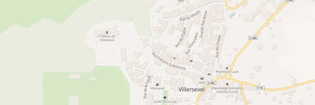 Plan du 11 Rue Francois de Grammont à Villersexel