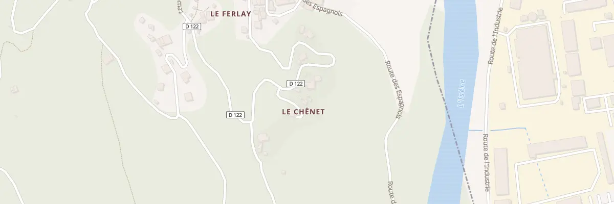 Plan du 5035 Le Chenet à Esserts-Blay