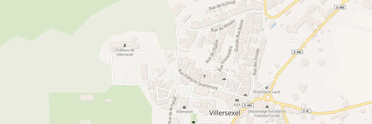 Plan du 3 Rue Francois de Grammont à Villersexel