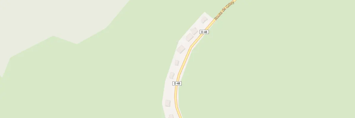 Plan du 13 Rte de Gilley à La Chaux