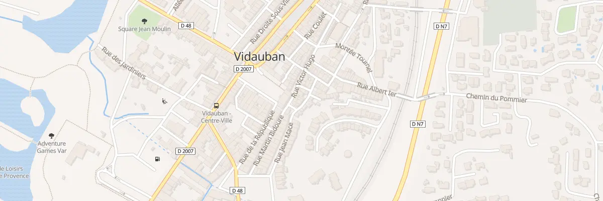 Plan du 5 Rue Robespierre à Vidauban