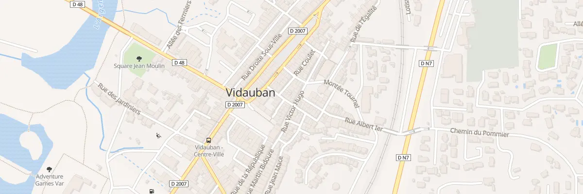 Plan du 13 Rue de la Victoire à Vidauban