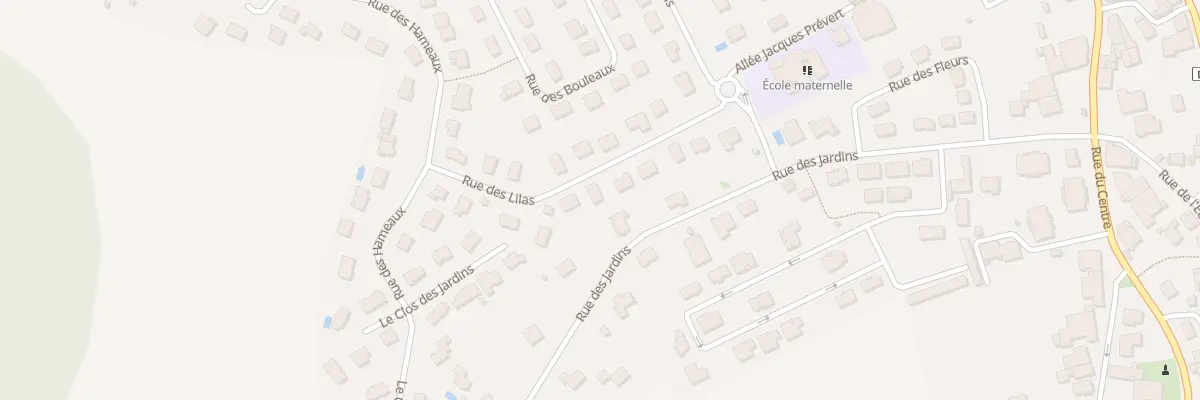 Plan du 11 Rue des Lilas à Chavelot