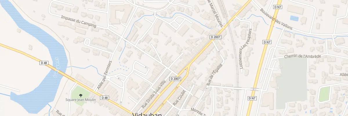 Plan du 5108 Rue du Général de Castelneau à Vidauban