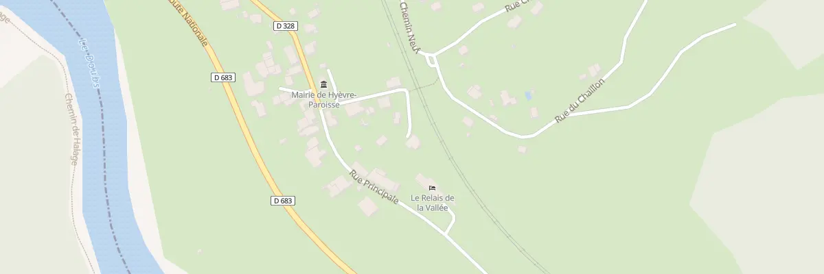 Plan du 10 Rue de la Gare à Hyèvre-Paroisse