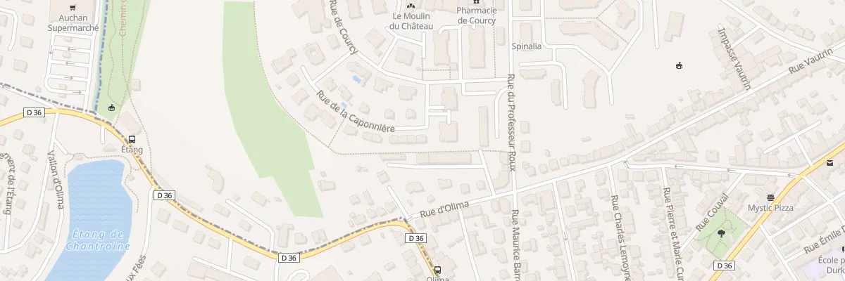 Plan du 3 Rue de la Caponnière à Épinal