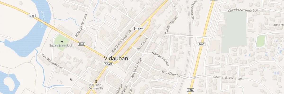 Plan du 4 Rue Coulet à Vidauban