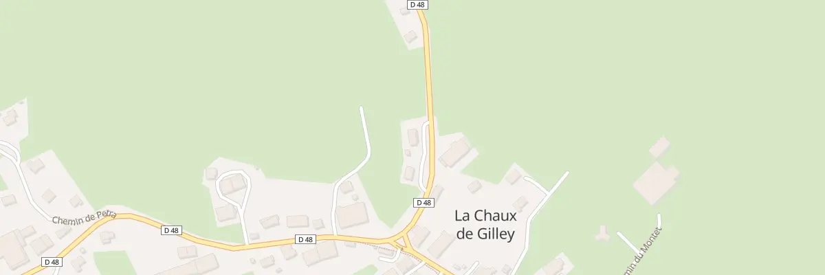 Plan du 1B Rte de Gilley à La Chaux