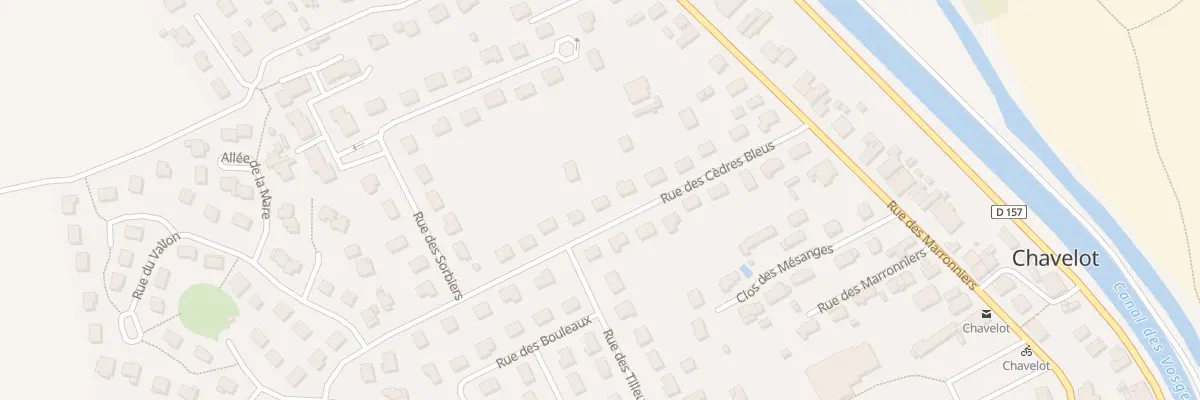 Plan du 14 Rue des Cèdres Bleus à Chavelot