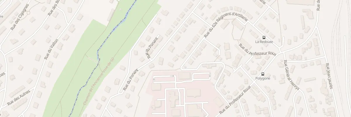 Plan du 38 Rue du 62eme R à à Épinal