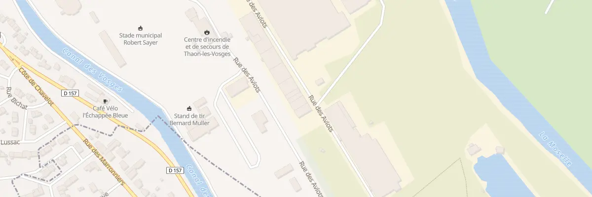 Plan du 6 Rue des Aviots à Thaon-les-Vosges