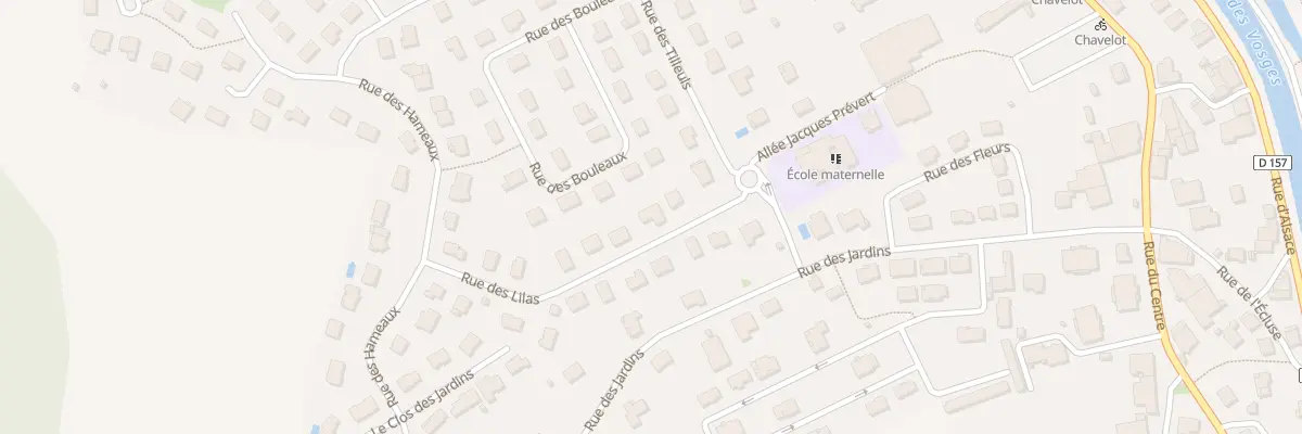 Plan du 4 Rue des Lilas à Chavelot