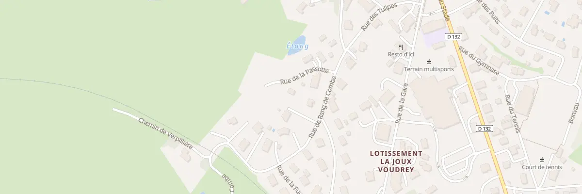 Plan du 4 Rue Rang de Combe à Avoudrey
