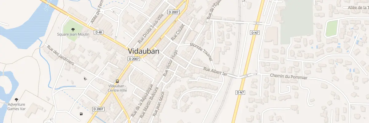 Plan du 8 Rue Albert Premier à Vidauban