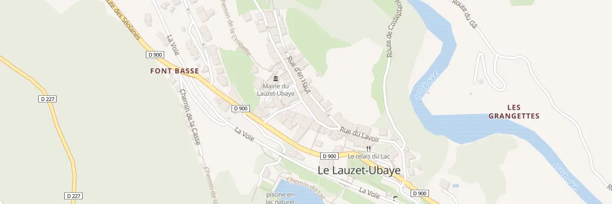 Plan du 7 Pl de l’Eglise au Lauzet-Ubaye