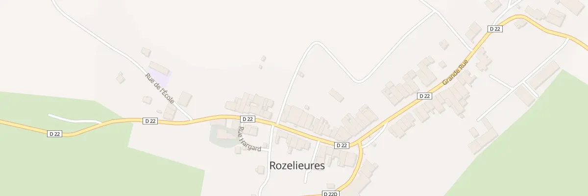 Plan du 14B Rue Haute à Rozelieures