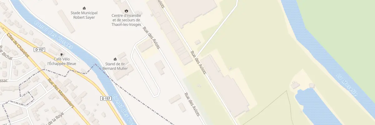 Plan du 9103 Rue des Aviots à Thaon-les-Vosges