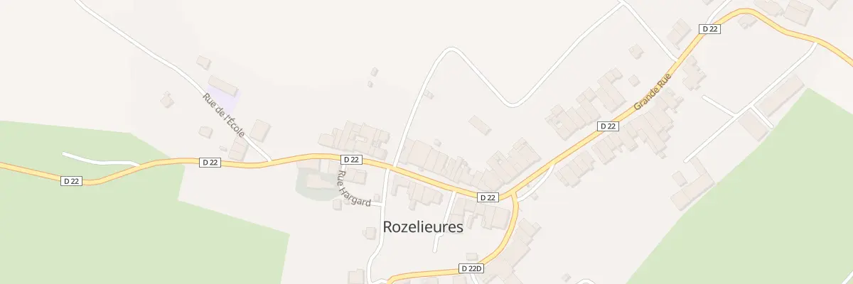 Plan du 14 Rue Haute à Rozelieures