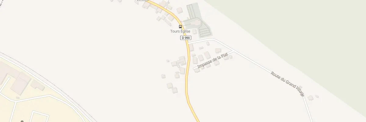 Plan du 624 Rte Porte de Tarentaise à Tours-en-Savoie