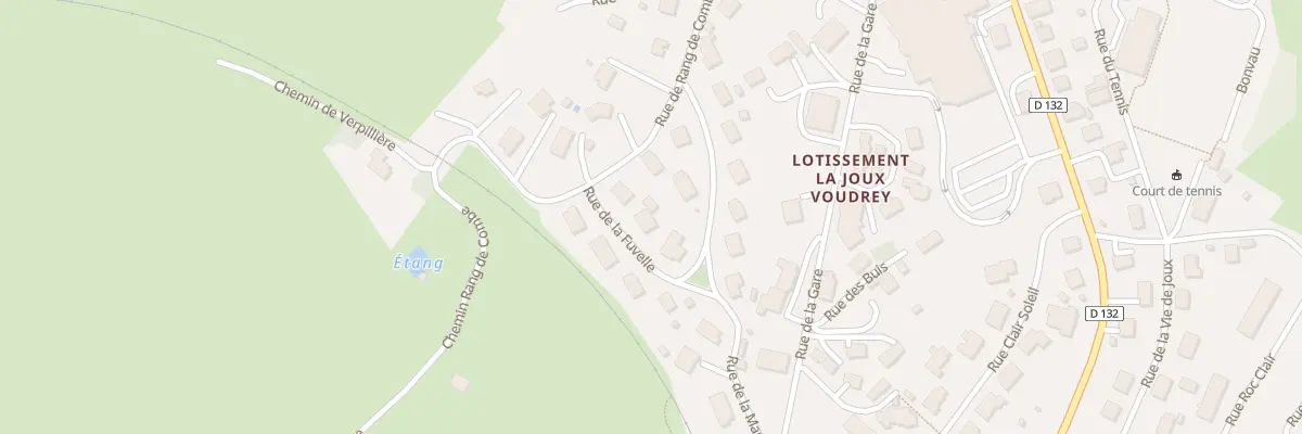 Plan du 8 Qua la Fuvelle à Avoudrey
