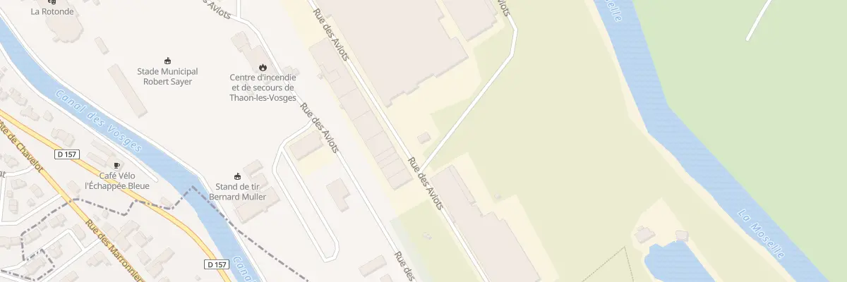 Plan du 7 Rue des Aviots à Thaon-les-Vosges
