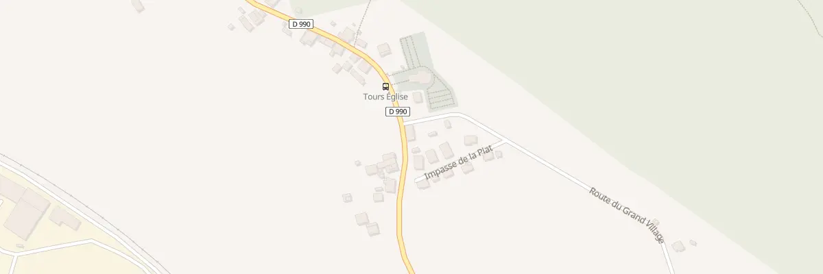 Plan du 611 Rte Porte de la Tarentaise à Tours-en-Savoie