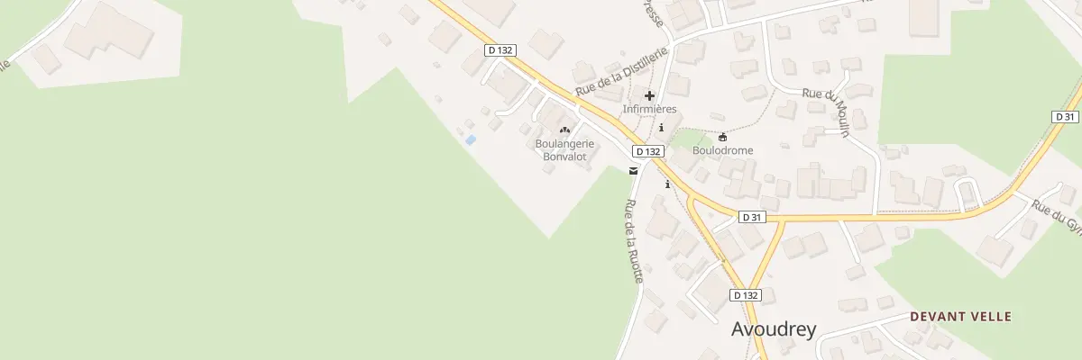 Plan du 5199 Au Village à Avoudrey
