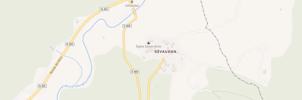 Plan du 7092 Gevaudan à Barrême