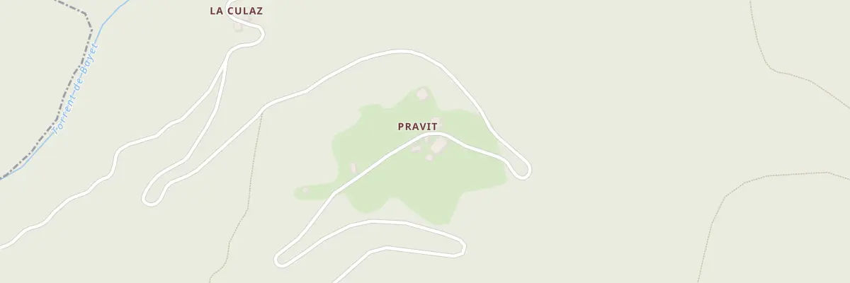 Plan du 5138 Pravit à Rognaix